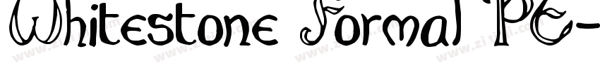 Whitestone Formal PE字体转换